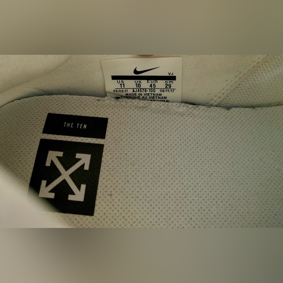 Size 11 - Off-White x Nike Hyperdunk 2017 Flyknit The Ten Jordan 1 2 3 4 5 6 7 8 - Picture 6 of 6